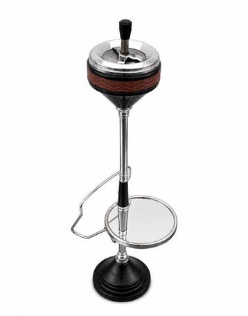 Cendrier - Métal - Support debout vintage pour cigarettes, Antiquités & Art