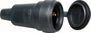 Kopp Rubber Cap Large IP44 Black - 181416005 [10 Pieces], Verzenden