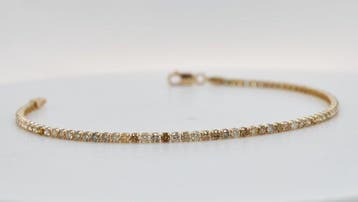 Zonder minimumprijs - Armband - 14 karaat Geel goud -
