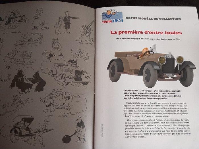 Tintin Hergé Moulinsart La Mercedes de Tintin (au pays des, Boeken, Strips | Comics
