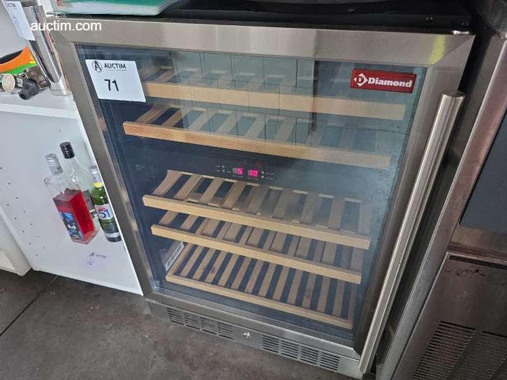 Inox wijnklimaatkast Diamond Tefcold TFW200-2S, Zakelijke goederen, Horeca | Food, Ophalen