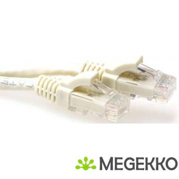 ACT Netwerk Patchkabel CAT6 Ivoor 15,00m snagless, Verzenden