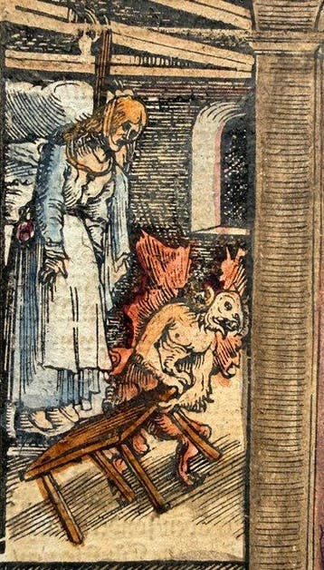Hans Weiditz (XVI) - De zonde van zelfmoord (1500-1536)