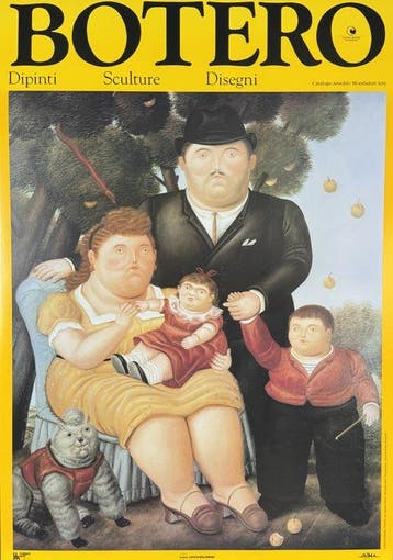 Fernando Botero - La famiglia, Antiek en Kunst