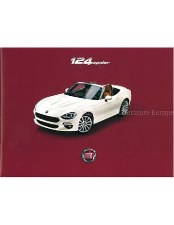 2016 FIAT 124 SPIDER BROCHURE DUITS