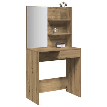 vidaXL Kaptafel met spiegel 74,5x40x141 cm artisanaal, Huis en Inrichting, Verzenden, Nieuw