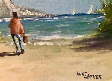 Anne-Esther (1964) - Plage et ses cabines