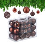 2dekans | kerstballen - set van 50 - onbreekbaar - plastic -, Diversen, Kerst, Ophalen of Verzenden, Nieuw