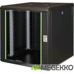 Digitus DN-19 12U-6/6-SW rack 100 kg Wandrek Zwart, Informatique & Logiciels, Boîtiers d'ordinateurs, Verzenden