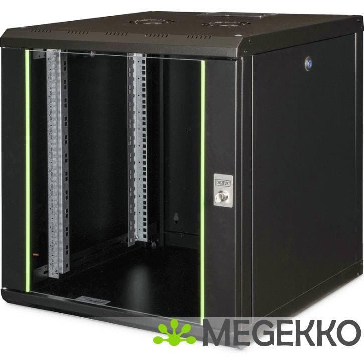 Digitus DN-19 12U-6/6-SW rack 100 kg Wandrek Zwart, Informatique & Logiciels, Boîtiers d'ordinateurs, Envoi