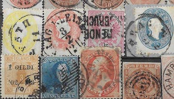 verschillende landen 1870/1900 - Postzegelverzameling., Gestempeld