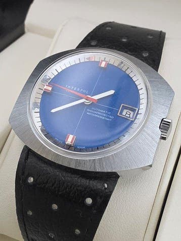 Interpol - Swiss Automatic – 25 Jewels – 1970s - Zonder, Nieuw
