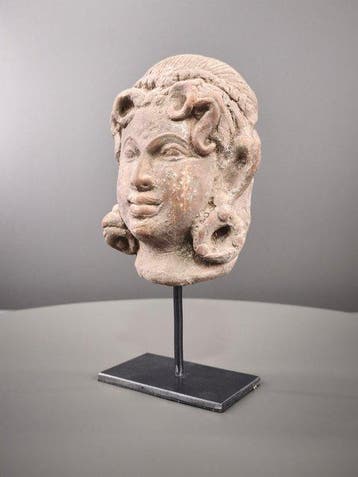 Oud-India – Noord-India, Gangesvallei Terracotta Hoofd van