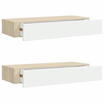Eiken wandplanken 60cm | Retour Deal | Weg = Weg (wandschap), Verzenden, Zo goed als nieuw