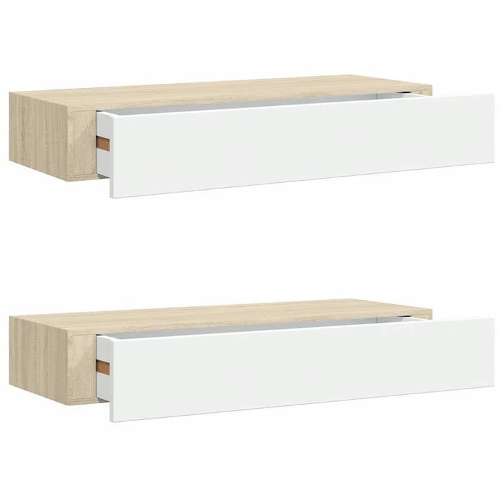 Eiken wandplanken 60cm | Retour Deal | Weg = Weg (wandschap), Huis en Inrichting, Woonaccessoires | Wandplanken en Boekenplanken