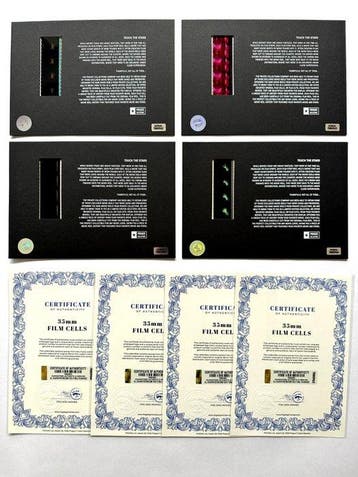 Indiana Jones – Very rare Complete Saga Set of 4 Mounted, Nieuw