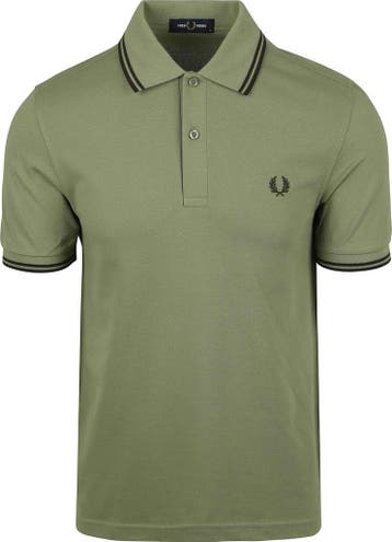 Fred Perry Polo M3600 Groen Y64 maat Maat 52/54 (L) Heren, Verzenden
