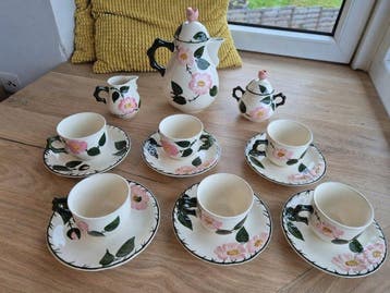 Villeroy & Boch - Koffie- en theeservies (15) - Wild-Rose,, Antiek en Kunst