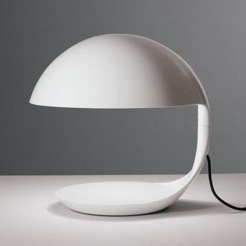 Martinelli Luce - Lampe de table - Cobra blanc - Métal, Antiek en Kunst