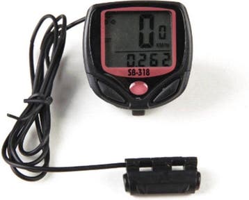 Digitale Lcd Fietscomputer - 15 Functies - Bedraad - Zwart, Fietsen en Brommers, Ophalen of Verzenden, Nieuw