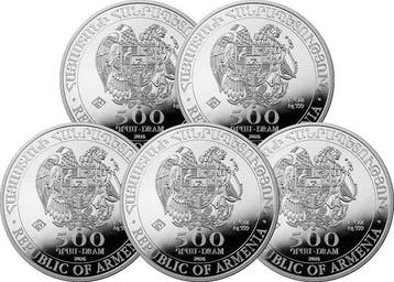5 Troy Ounce - Argent .999 - Noahs Arch 2026 - 155,5 gram -