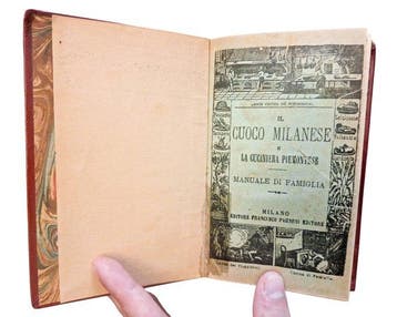 A.A V.V. - Il Cuoco Milanese e la Cuciniera Piemontese -, Antiek en Kunst