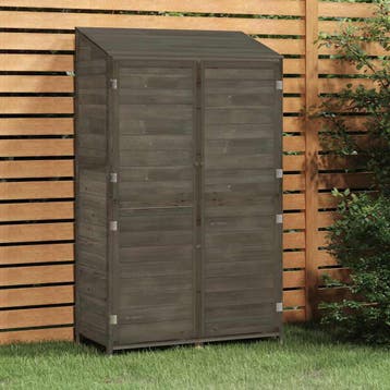 vidaXL Tuinschuur 102x52x174,5 cm massief vurenhout, Tuin en Terras, Verzenden, Nieuw