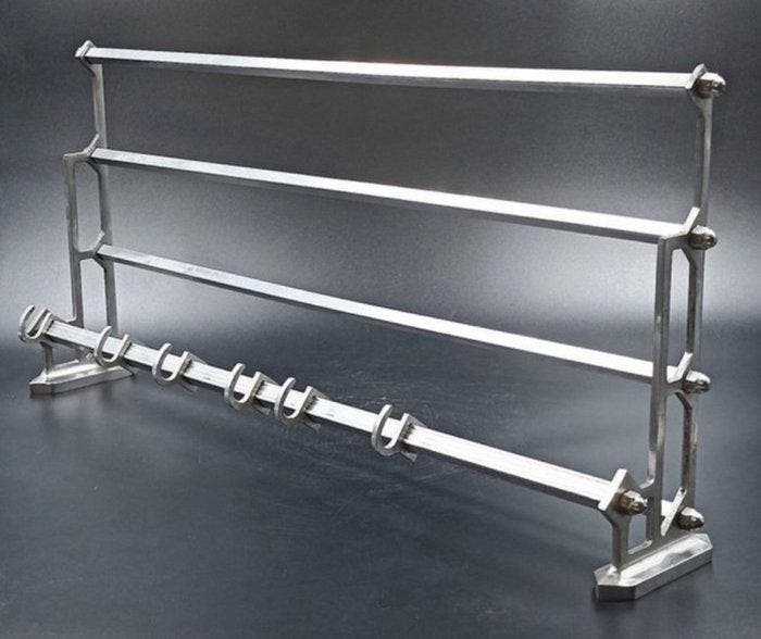 Kapstok - Aluminium - Uitstekende art-deco kledinghanger, Antiquités & Art, Art | Objets design