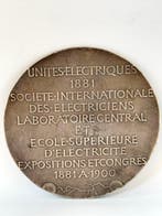 Frankrijk. Médaille en étain Eleuthère Mascart de