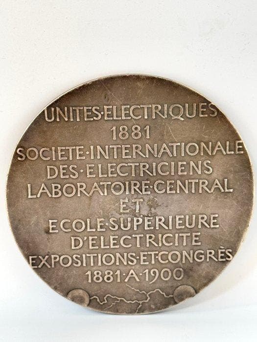 Frankrijk. Médaille en étain Eleuthère Mascart de, Timbres & Monnaies, Monnaies | Europe | Monnaies non-euro