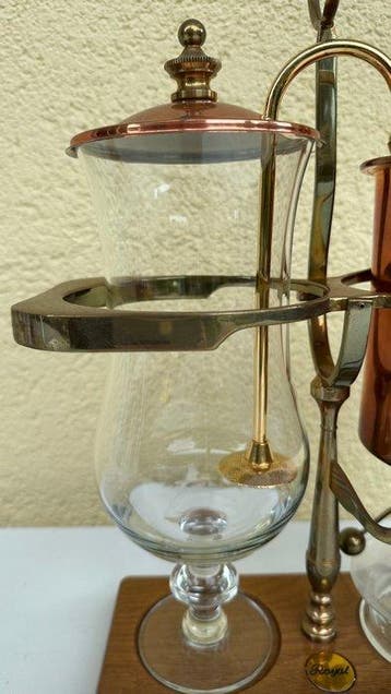 Royal - Koffiezetapparaat - Gelakt messing, Glas - Retro, Antiek en Kunst