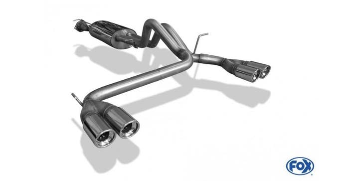 FOX Hummer H2 uit 2008 half systeem uit Kat uitgang rechts/l, Auto-onderdelen, Uitlaatsystemen, Nieuw, Verzenden