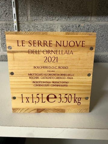 2021 Le Serre Nuove dellOrnellaia - Bolgheri - 3 Magnums, Nieuw