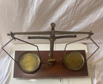 Precisieweegschaal - Messing - H.L. Becker Fils & Co, Antiek en Kunst