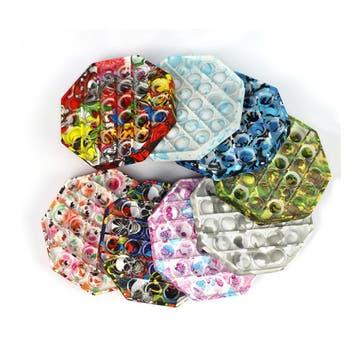 Pop It - Fidget Anti Stress Speelgoed Bubble Toy Siliconen, Verzenden