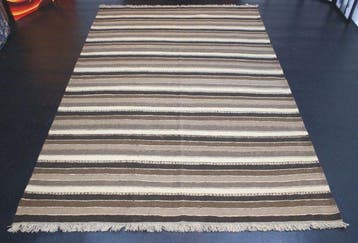 Handgeweven Turkije Kelim tapijt wol nieuw - Tapijt - 258 cm, Huis en Inrichting, Stoffering | Tapijten en Vloerkleden, Nieuw