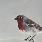 Charlie - Petit oiseau sur verre cristal 3