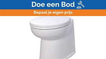 Bieden: Jabsco Deluxe Flush 14 Inch Electric Toilet - Fresh, Watersport en Boten, Ophalen of Verzenden, Nieuw