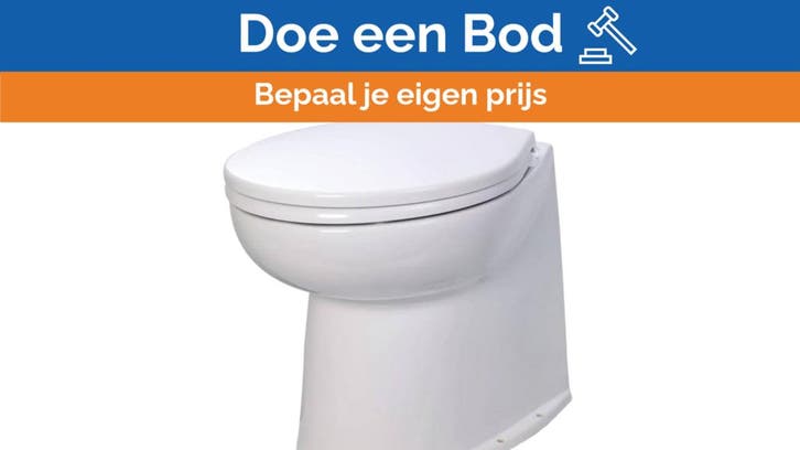Bieden: Jabsco Deluxe Flush 14 Inch Electric Toilet - Fresh, Watersport en Boten, Bootonderdelen, Ophalen of Verzenden