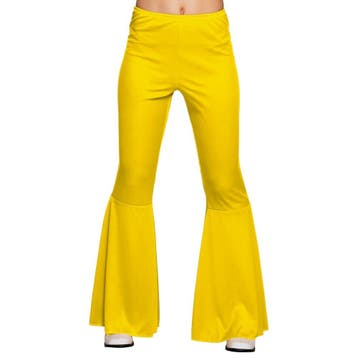Flarebroek Geel M, Kleding | Dames, Verzenden, Nieuw