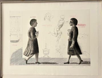 David Hockney (1937-2026) - Omaggio a Michelangelo