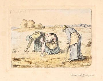 Jean François Millet (1814-1875) - « Des Glaneuses » -