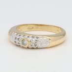 Ring - 18 karaat Geel goud Diamant (Natuurlijk), Handtassen en Accessoires, Ringen, Nieuw