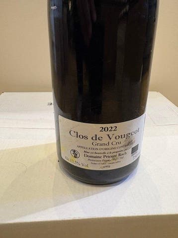 2022 Domaine Prieuré Roch - Clos Vougeot Grand Cru - 1, Collections