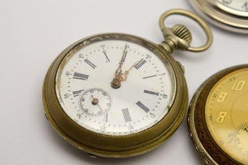 Antique Art Deco - Lot of 3 x pocket watch - 1900-1949