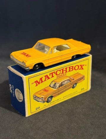 Matchbox, lesney 1:64 - Modelauto - Chevrolet Impala Taxi n