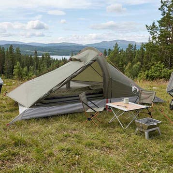 vidaXL Backpacking Tent 2-persoons Olijfgroen, Verzenden, Nieuw