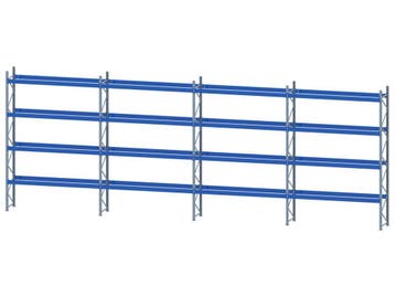 Palletstelling - 5 staanders 5400x1000mm - Tot lengte: 14m85, Ophalen of Verzenden