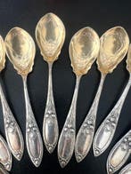 Eetservies voor 12 (12) - .800 zilver - Massief zilveren