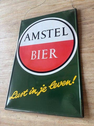 Panneau publicitaire Amstel bière - Enseigne publicitaire -